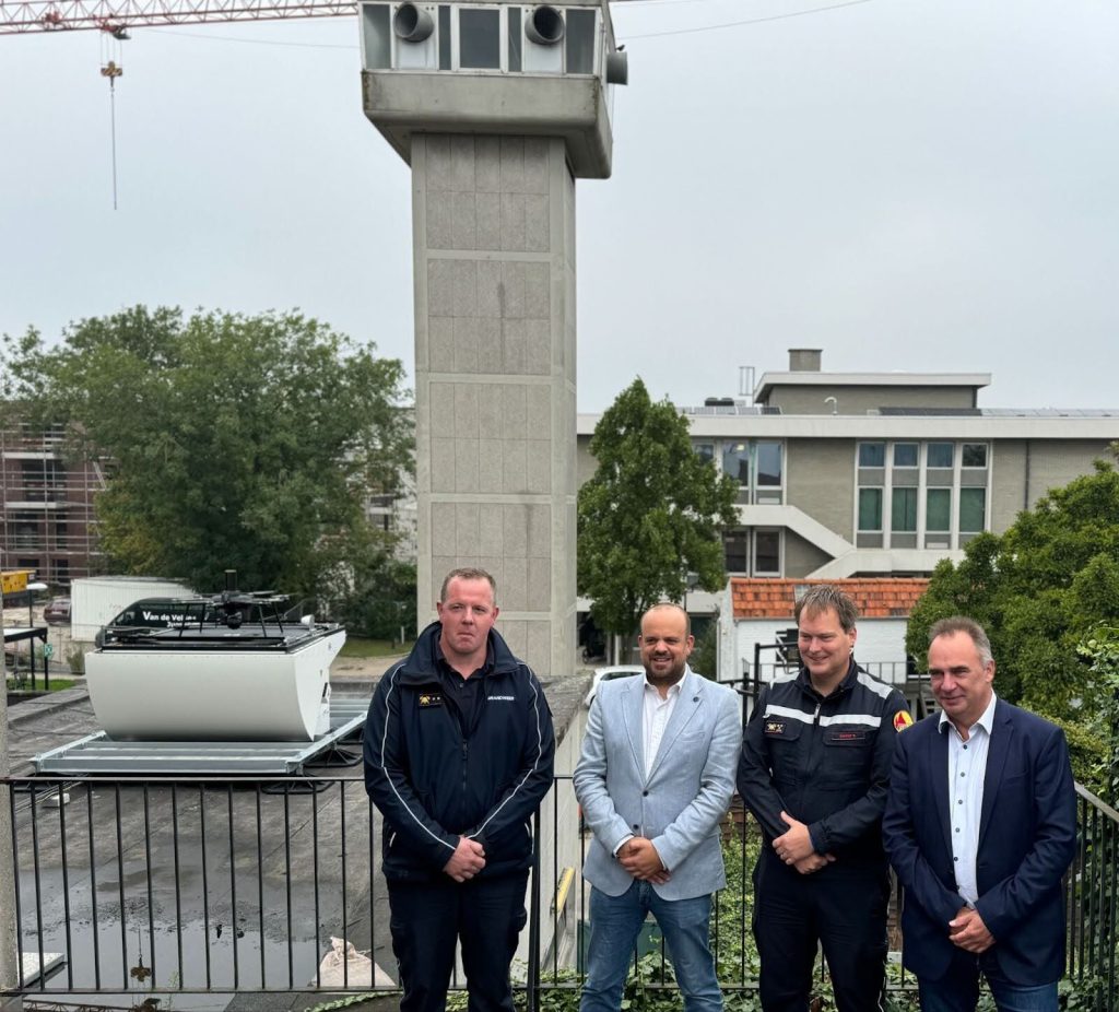 Installed drone-in-a-box in Kuurne.