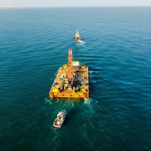 Ship at sea
